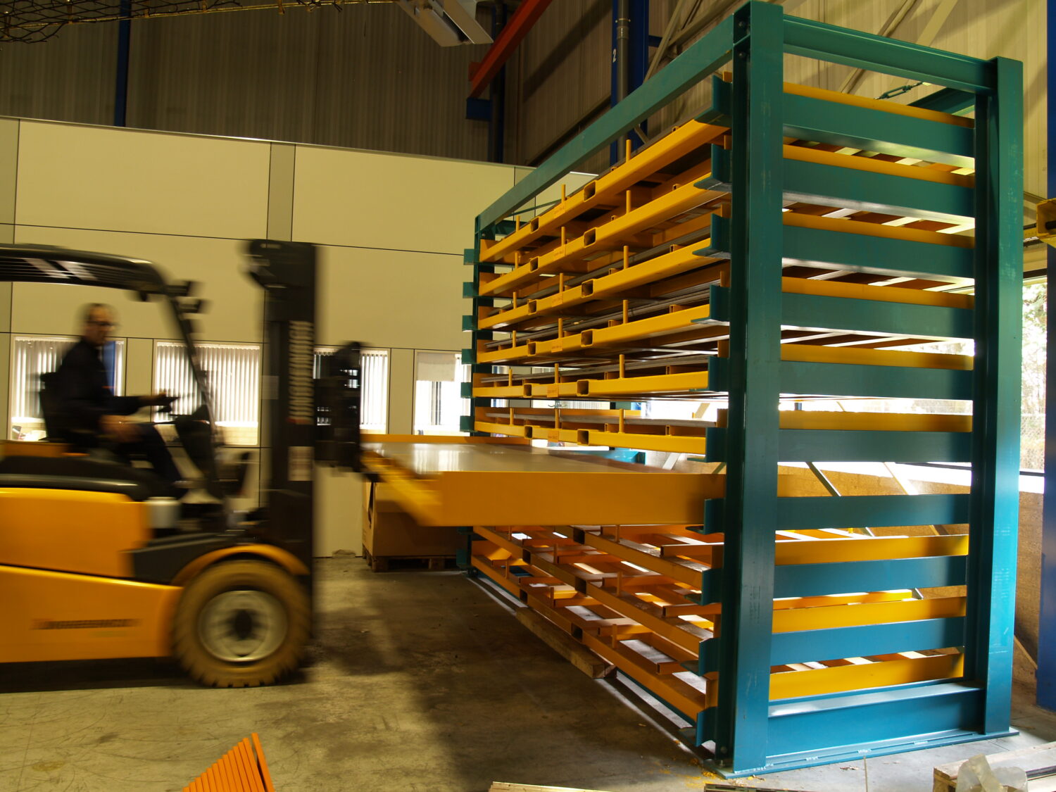 THIEL Plato - Forklift-Operated Horizontal Sheet Metal Storage